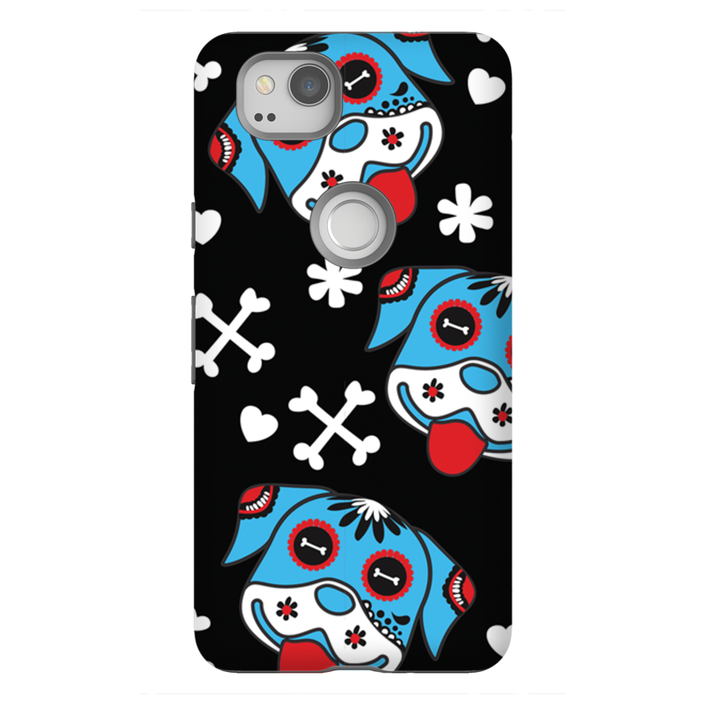 Day of the Dog Blue Phone Cases
