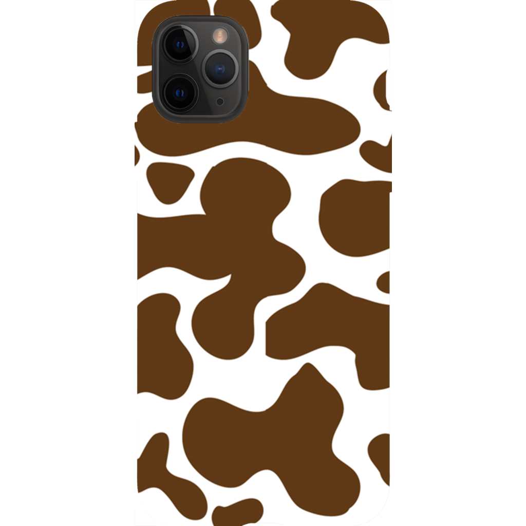 Cowhide Brown Phone Cases