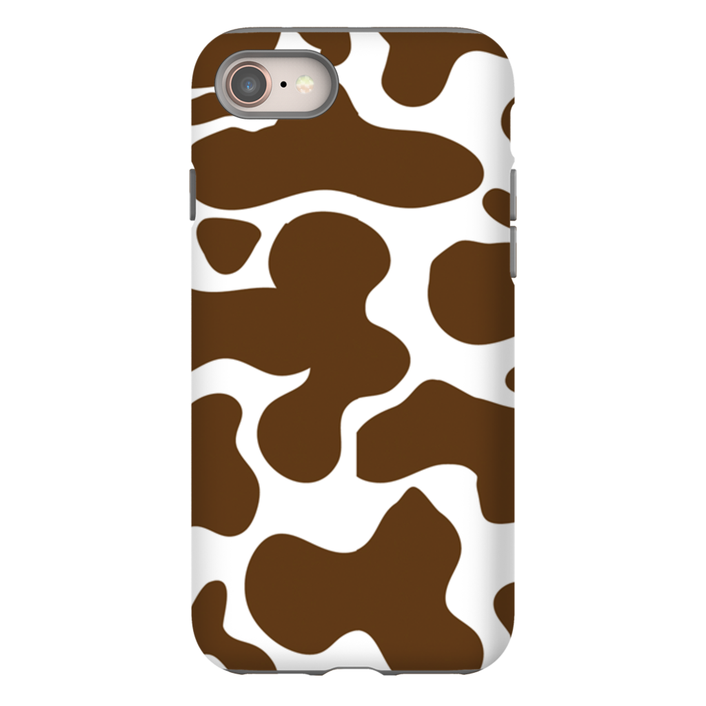 Cowhide Brown Phone Cases
