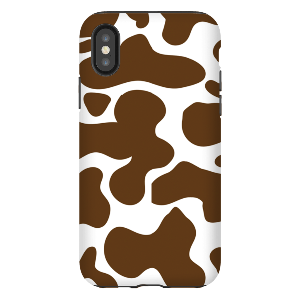Cowhide Brown Phone Cases