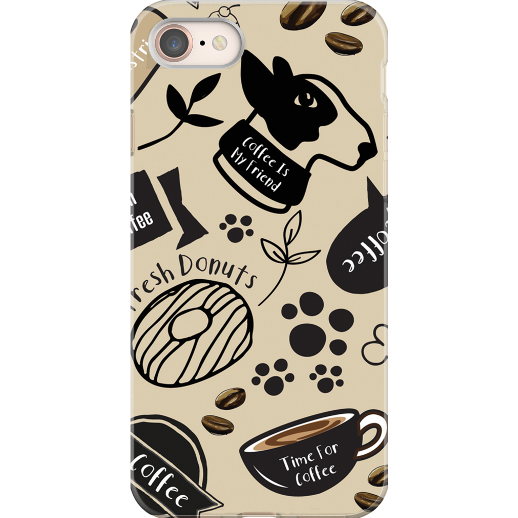 Caffeinated Canine Phone Cases