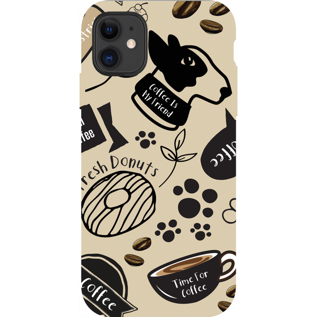 Caffeinated Canine Phone Cases
