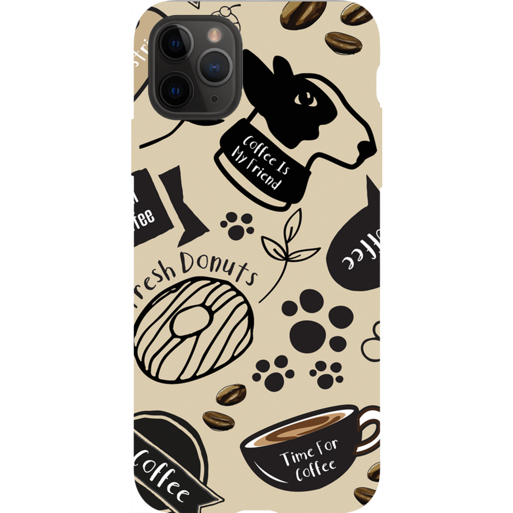 Caffeinated Canine Phone Cases