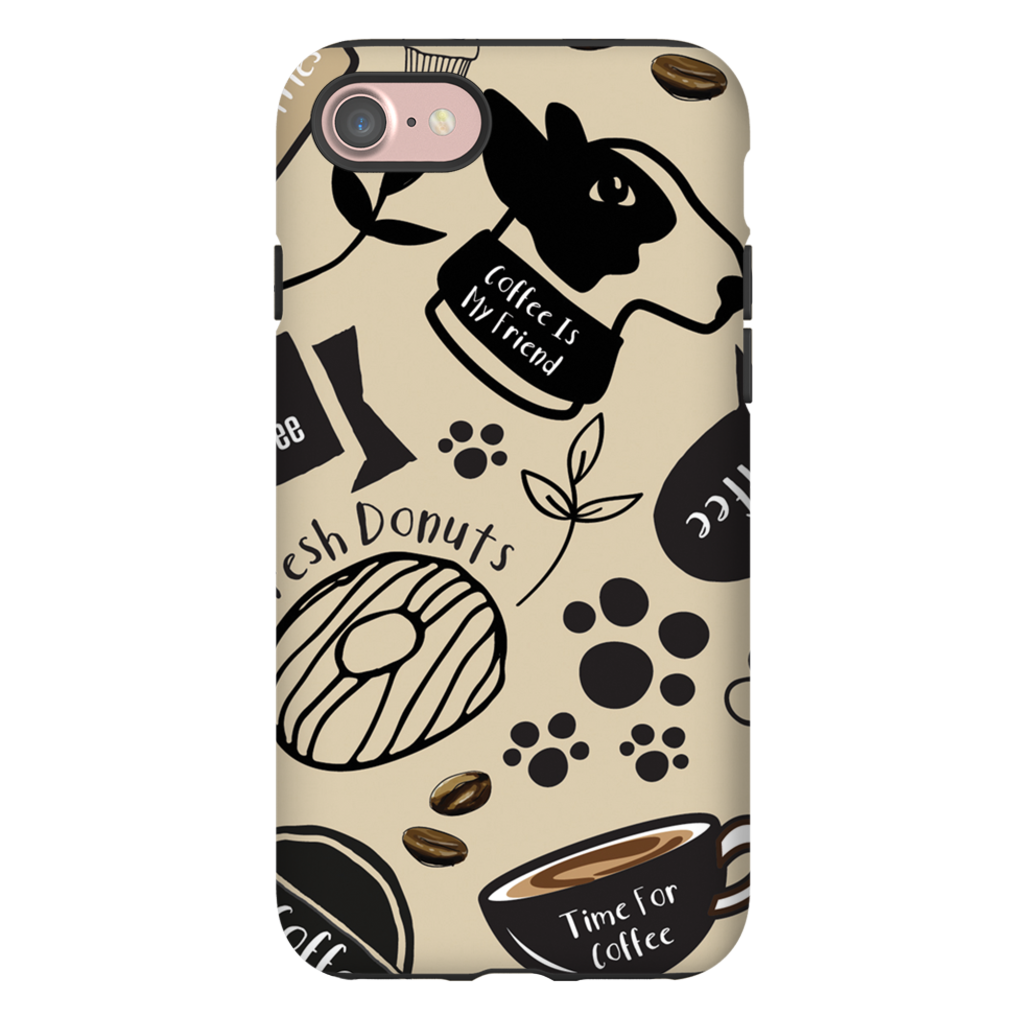 Caffeinated Canine Phone Cases