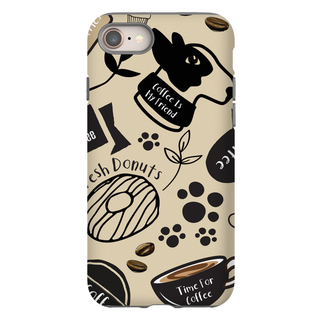 Caffeinated Canine Phone Cases