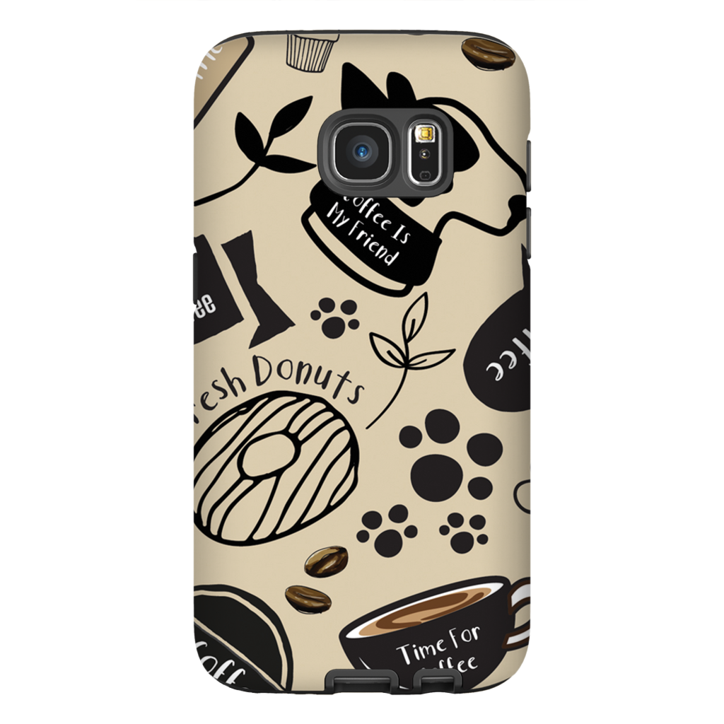 Caffeinated Canine Phone Cases