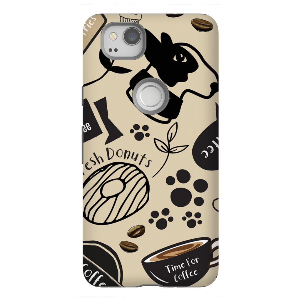 Caffeinated Canine Phone Cases
