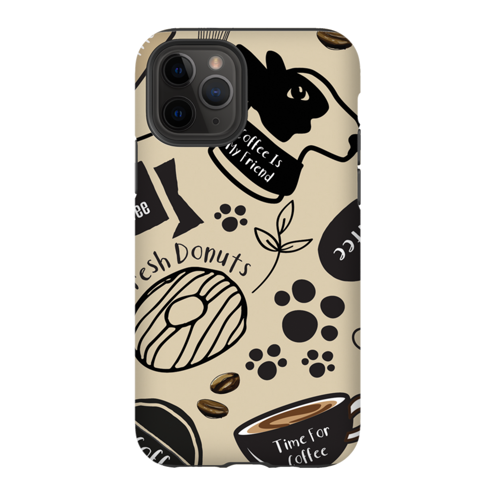 Caffeinated Canine Phone Cases