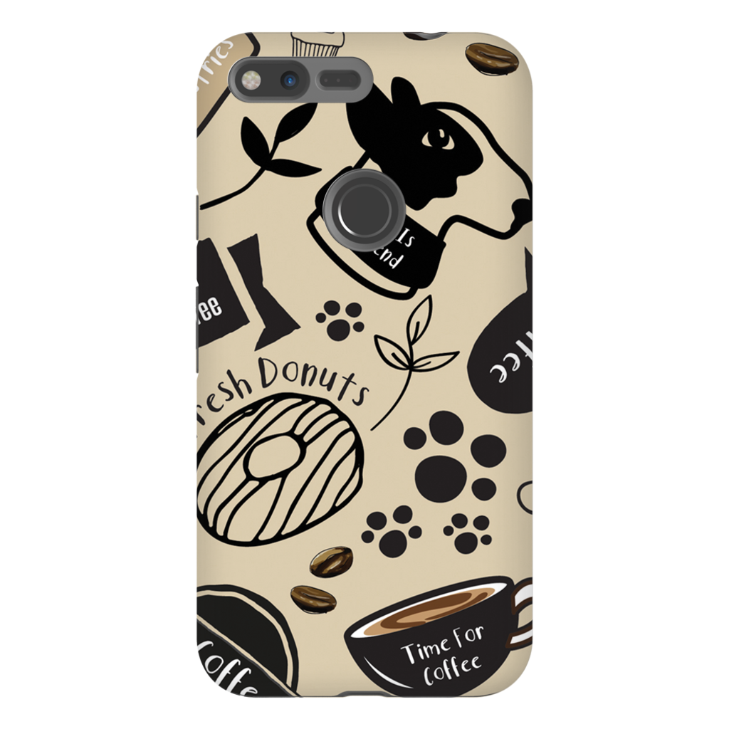 Caffeinated Canine Phone Cases