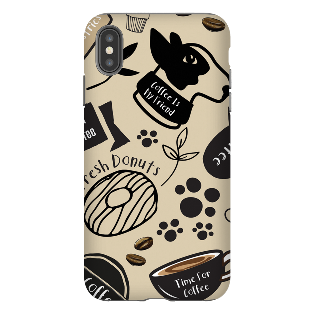Caffeinated Canine Phone Cases